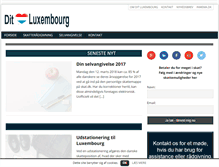 Tablet Screenshot of ditluxembourg.dk